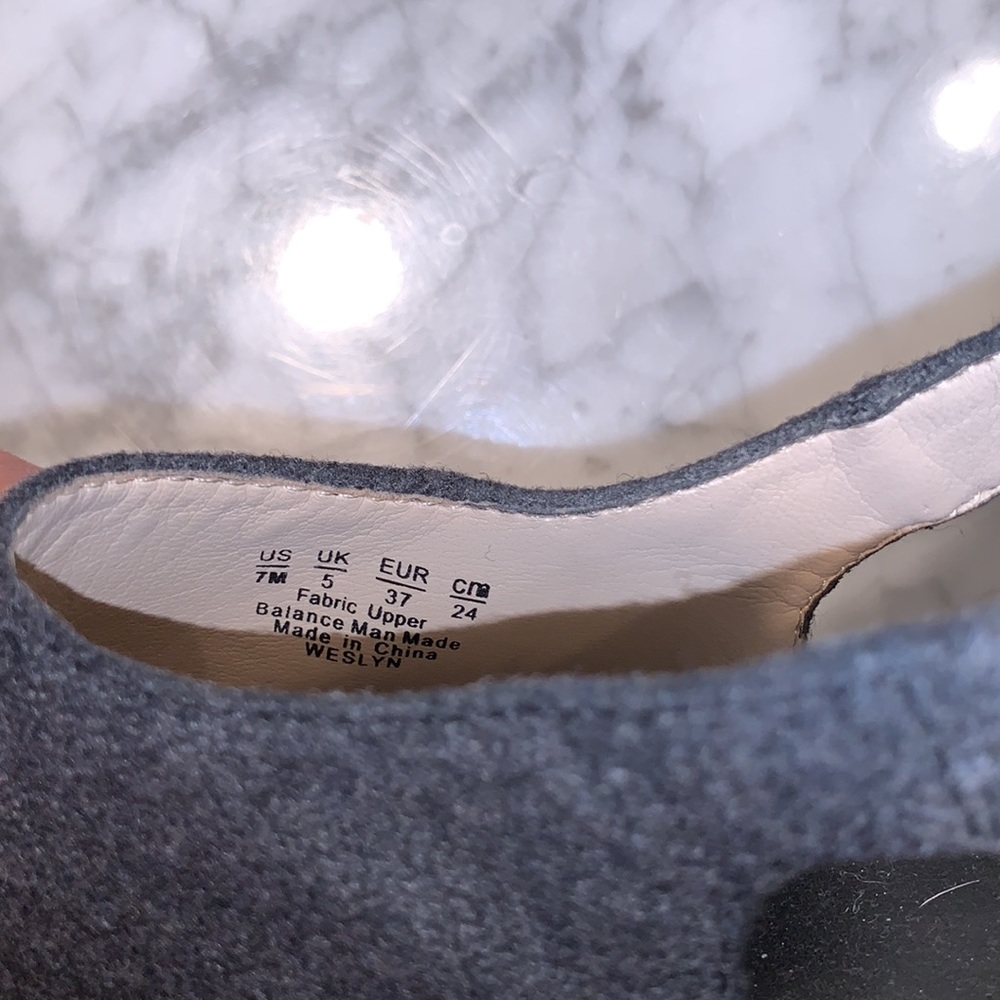 Gray Wool Wedge - image 5